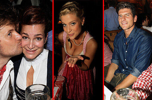 Alexandra Kamp, Anna-Maria Kagerer und Mario Gomez auf dem Oktoberfest. Klicken Sie durch die Bilderstrecke!