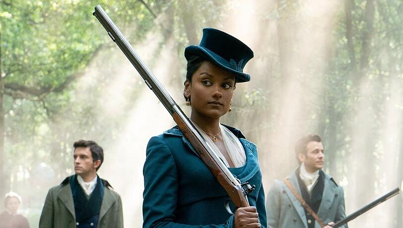 Simone Ashley in der zweiten Staffel von "Bridgerton".