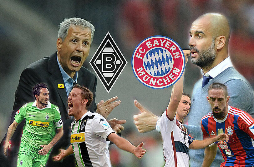 Gipfeltreffern in der Bundesliga: Verfolgen Sie hier die Partie zwischen Gladbach und dem Bayern München im Liveticker!