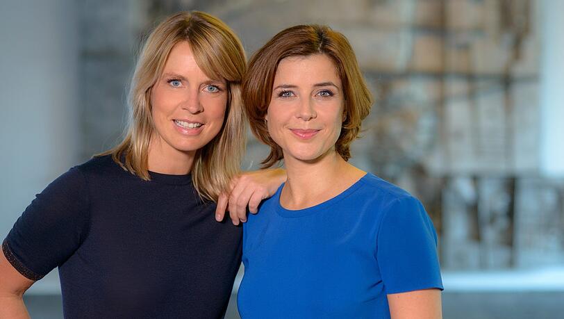 Eva-Maria Lemke und Jessy Wellmer sind die Moderatorinnen von "Hier spricht Berlin". Eva-Maria Lemke und Jessy Wellmer sind die Moderatorinnen von "Hier spricht Berlin".