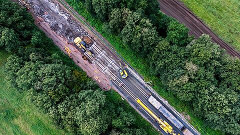 Auch 2026 wird im Schienennetz wieder viel gebaut. Unter anderem drohen fünf Generalsanierungen, den Zugverkehr zu belasten. (Archivbild)