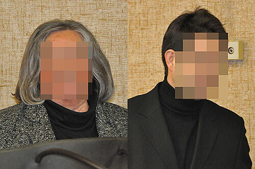 Heidrun Sch. und Sohn Carsten vor Gericht
