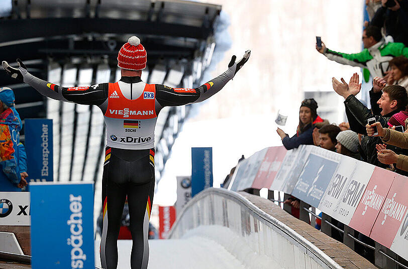 Felix Loch: "Im ersten Lauf hatte ich kleinere Probleme. Aber ich war mir meiner Sache sehr sicher. Ich bin zufrieden, man kann von einem fast perfekten Wochenende sprechen."