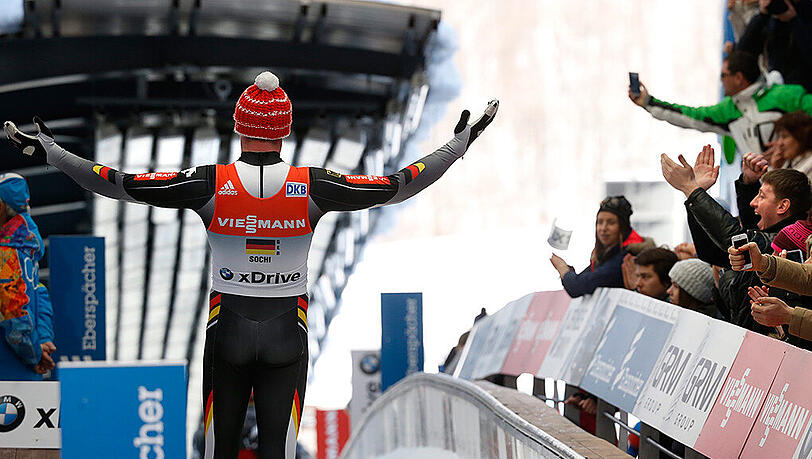 Felix Loch: "Im ersten Lauf hatte ich kleinere Probleme. Aber ich war mir meiner Sache sehr sicher. Ich bin zufrieden, man kann von einem fast perfekten Wochenende sprechen."