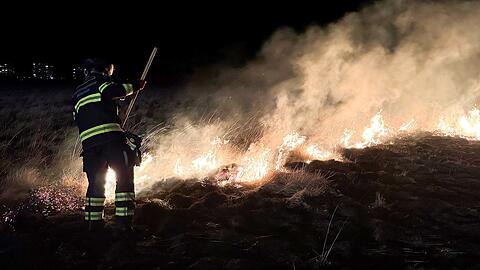 Nach etwa 30 Minuten hatten die Feuerwehrleute den Brand unter Kontrolle