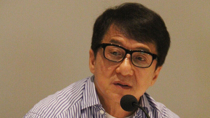 Viele Bewohner Hongkongs sind nicht gut auf Schauspieler Jackie Chan zu sprechen