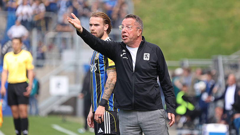 L&ouml;wen-Trainer Markus Kauczinski konnte mit dem Auftritt seiner Mannschaft nicht zufrieden sein.