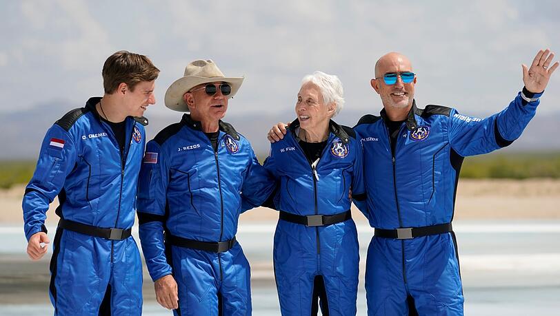 2021 flog Wally Funk mit Blue Origin ins Weltall und schrieb Geschichte. (Archivbild)