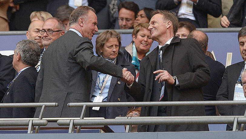 Ein großes Lob vom Erzrivalen Borussia Dortmund gibt es für Karl-Heinz Rummenigge Ein großes Lob vom Erzrivalen Borussia Dortmund gibt es für Karl-Heinz Rummenigge