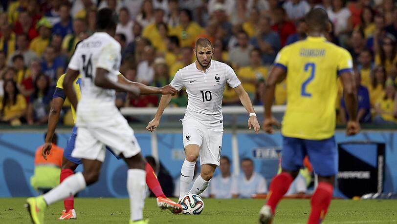 Frankreich mit Stürmer-Star Karim Benzema wäre ein möglicher Gegner für Jogis Jungs. Frankreich mit Stürmer-Star Karim Benzema wäre ein möglicher Gegner für Jogis Jungs.