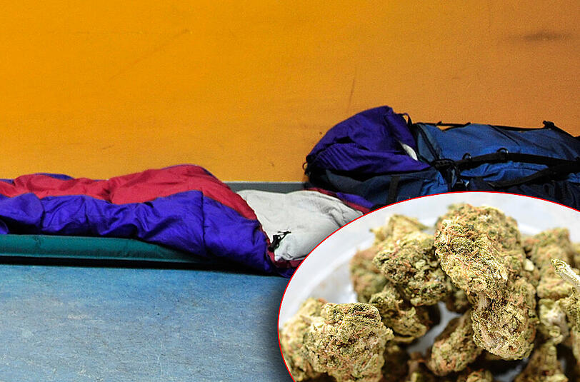 In einem Schlafsack versuchte ein 30-Jähriger über drei Kilo Cannabis nach Deutschland zu schmuggeln.