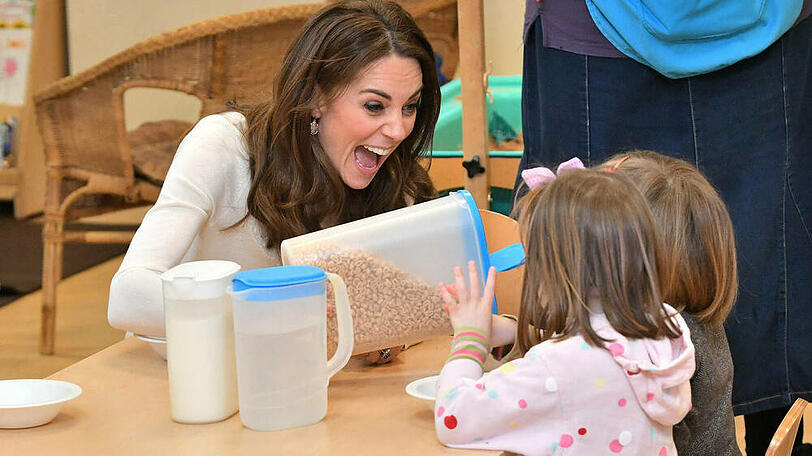 Herzogin Kate hatte offensichtlich viel Spaß mit den Kindern bei ihrem Besuch