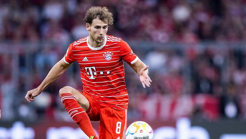 Münchens Leon Goretzka in Aktion.