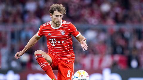 Münchens Leon Goretzka in Aktion.