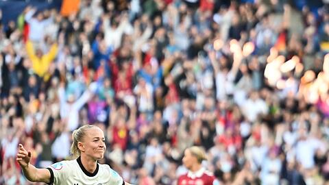 Bayern-Stürmerin Lea Schüller hat im Nationaltrikot eine Top-Torquote.