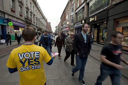 EU-Werbung in Dublin