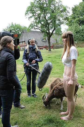 Bilder vom Shooting aus Hamburg: So ist der Deutsche Bauernkalender 2013 entstanden