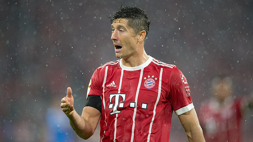 Traf beim 3:1 gegen Leverkusen vom Elfmeterpunkt: Robert Lewandowski.