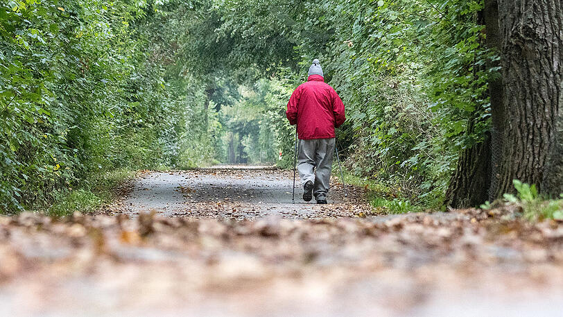 Der Rentner verletzte sich beim Nordic-Walking. (Archivbild)