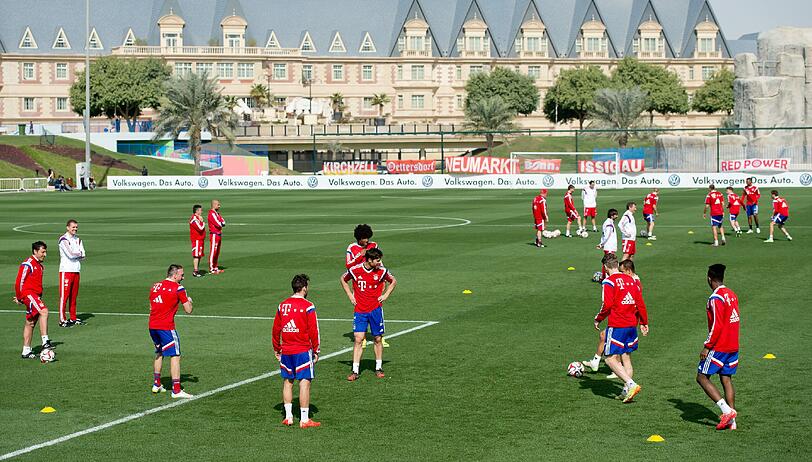 Tag 5 des FC Bayern im Trainingslager in Doha. Klicken Sie sich durch die besten Bilder