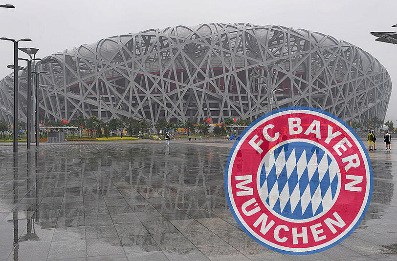 Auch dort werden die Bayern während ihrer China-Reise Halt machen: das Olympiastadion von Peking.