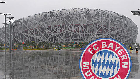Auch dort werden die Bayern während ihrer China-Reise Halt machen: das Olympiastadion von Peking.