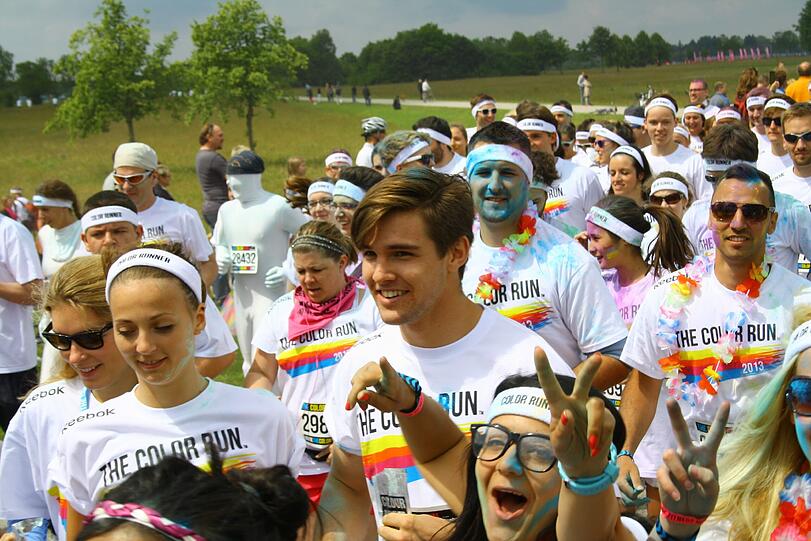 Bunter geht's nicht: Der Color Run in Riem. Die Bilder.