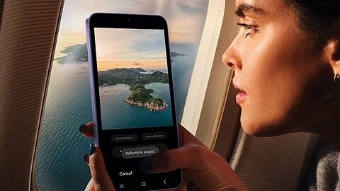 Samsung verlässt sich unter anderem bei Fotos und Videos auf KI-Unterstützung.