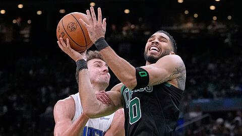 Franz Wagner und die Orlando Magic hatten gegen Jayson Tatum und die Boston Celtics meist das Nachsehen.
