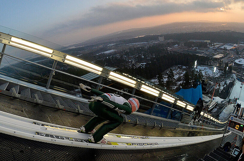 Malerische Kulisse: Ab Mittwoch wird im schwedischen Falun die Nordische Ski-WM ausgetragen.