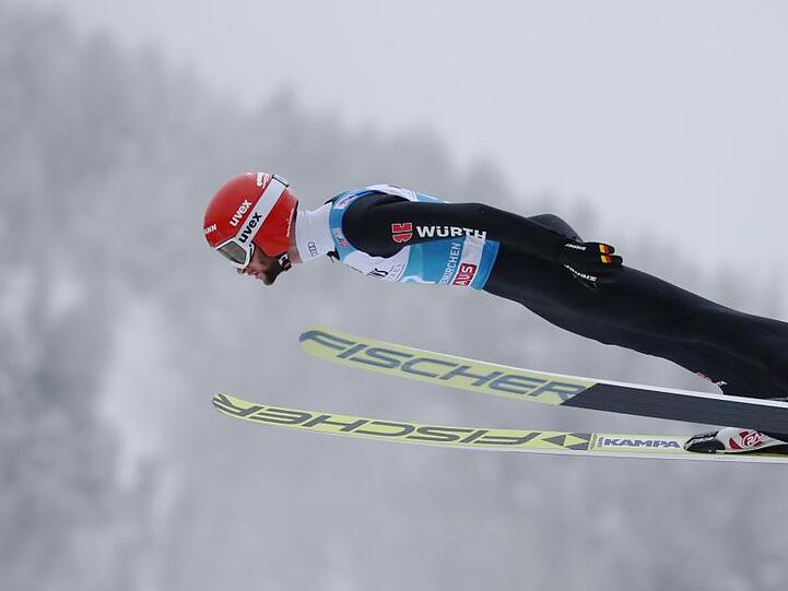 Markus Eisenbichler wurde Vierter in der Qualifikation in Garmisch-Partenkirchen.