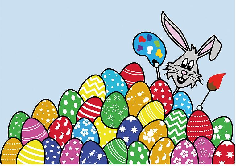 Das gehört einfach zu Ostern dazu: viele bunte Eier.