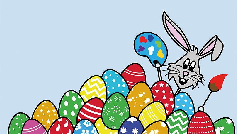 Das gehört einfach zu Ostern dazu: viele bunte Eier. Das gehört einfach zu Ostern dazu: viele bunte Eier.