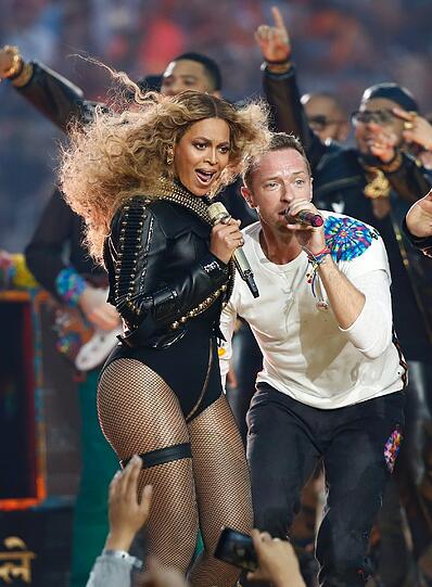 Beyoncé und Chris Martin