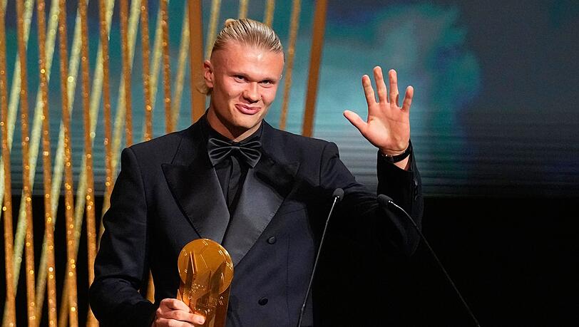 Wurde mit der Gerd-Müller-Trophäe ausgezeichnet: Erling Haaland.