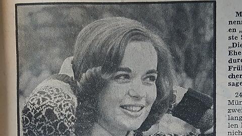 Hält die Münchner Männer für ehescheu und heiratsmüde: So stand es am 3. Januar 1975, heute vor 50 Jahren, in der Abendzeitung unter diesem Foto von AZ-Leserin Sylva Bezen (24).