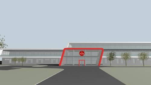 Viel Glas, viel Licht, viel Transparenz: So soll das von Architekt Ralf Matuschek geplante Club-Funktionsgebäudes am Valznerweiher einmal aussehen. FCN-Vize Ralf Woy möchte 2010 bereits einziehen. Viel Glas, viel Licht, viel Transparenz: So soll das von Architekt Ralf Matuschek geplante Club-Funktionsgebäudes am Valznerweiher einmal aussehen. FCN-Vize Ralf Woy möchte 2010 bereits einziehen.
