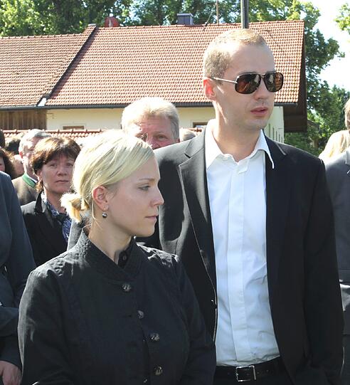 Jung-Wiesn-Wirtin Daniela Heide mit Ehemann Patrick