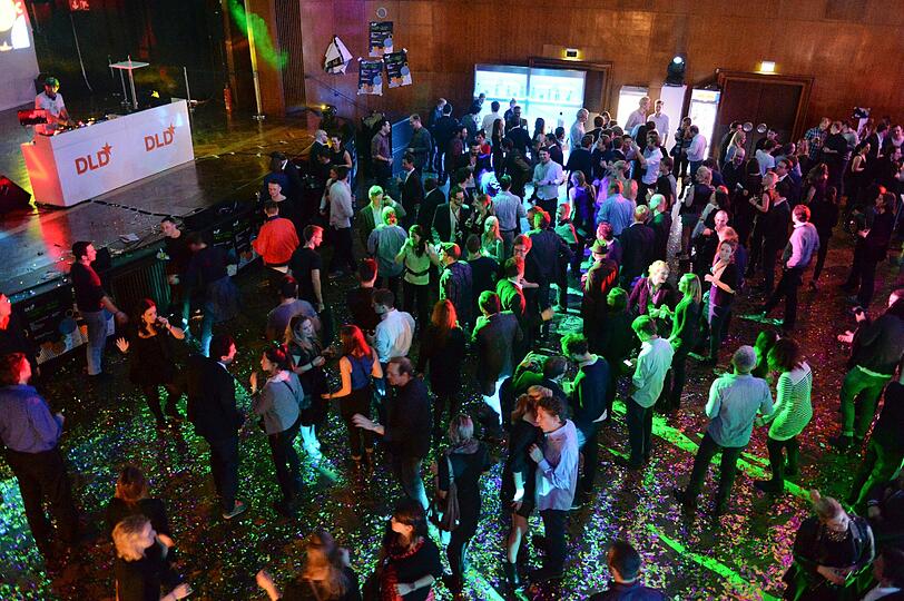 DLD-Party: Die Alte Kongresshalle wird zum Party-Areal.