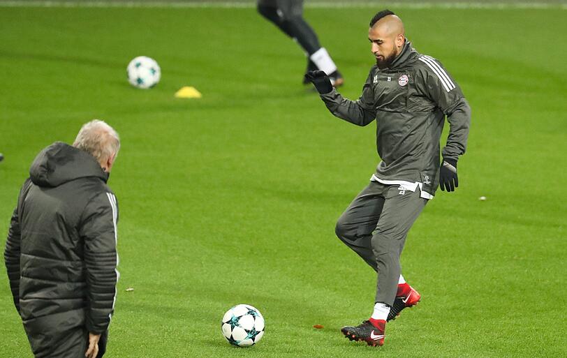 Jupp Heynckes will die Partie gegen Anderlecht seriös angehen. Die Bilder vom Abschlusstraining.
