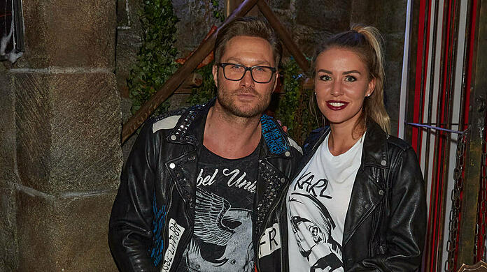 Nico Schwanz und Julia Prokopy auf einem Event im Februar.