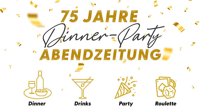 Wir feiern 75 Jahre Abendzeitung. Feiern Sie mit?
