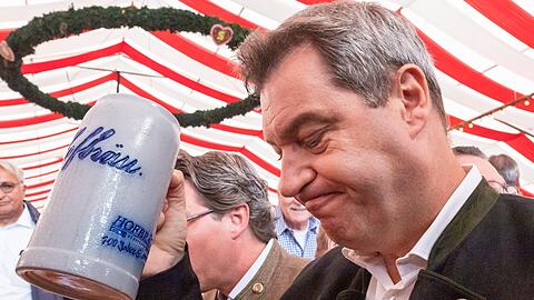 Ministerpräsident Markus Söder teilte auf dem Gillamoos ordentlich aus.