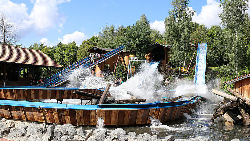 Wildwasserbahn.