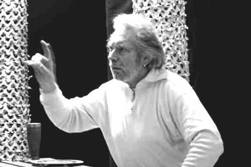 Vorbereitung für Villon: Der Schauspieler Peter Pierre Fischer bei den Proben.