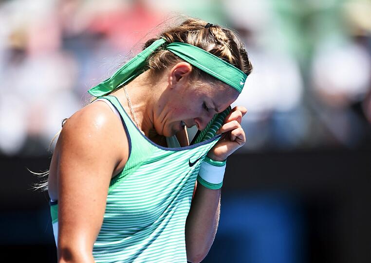 Vergab im zweiten Abschnitt fünf Satzbälle: Victoria Asarenka.