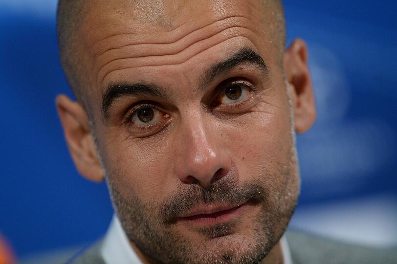 "Habe mein Leben für die Mannschaft gegeben": Pep Guardiola auf der Pressekonferenz nach dem Spiel.
