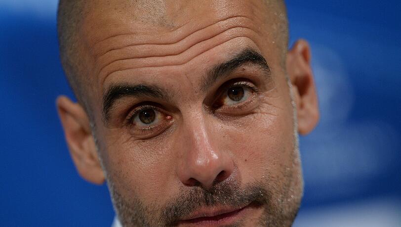 "Habe mein Leben für die Mannschaft gegeben": Pep Guardiola auf der Pressekonferenz nach dem Spiel. "Habe mein Leben für die Mannschaft gegeben": Pep Guardiola auf der Pressekonferenz nach dem Spiel.