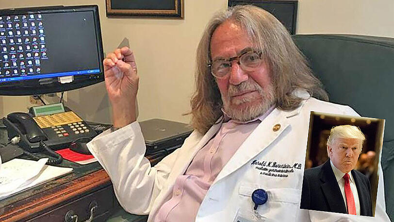 Seit 1980 der Hausarzt von Donald Trump: der New Yorker Gastroenterologe Harold Bornstein.