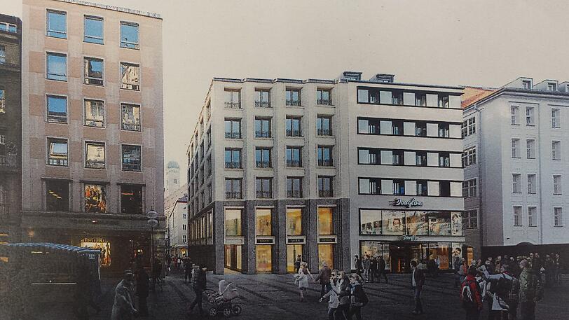 Weinstraße 6: Geplant sind Abriss und Neubau. Viaualisierung: Visualisierung: Hild und K Architekten